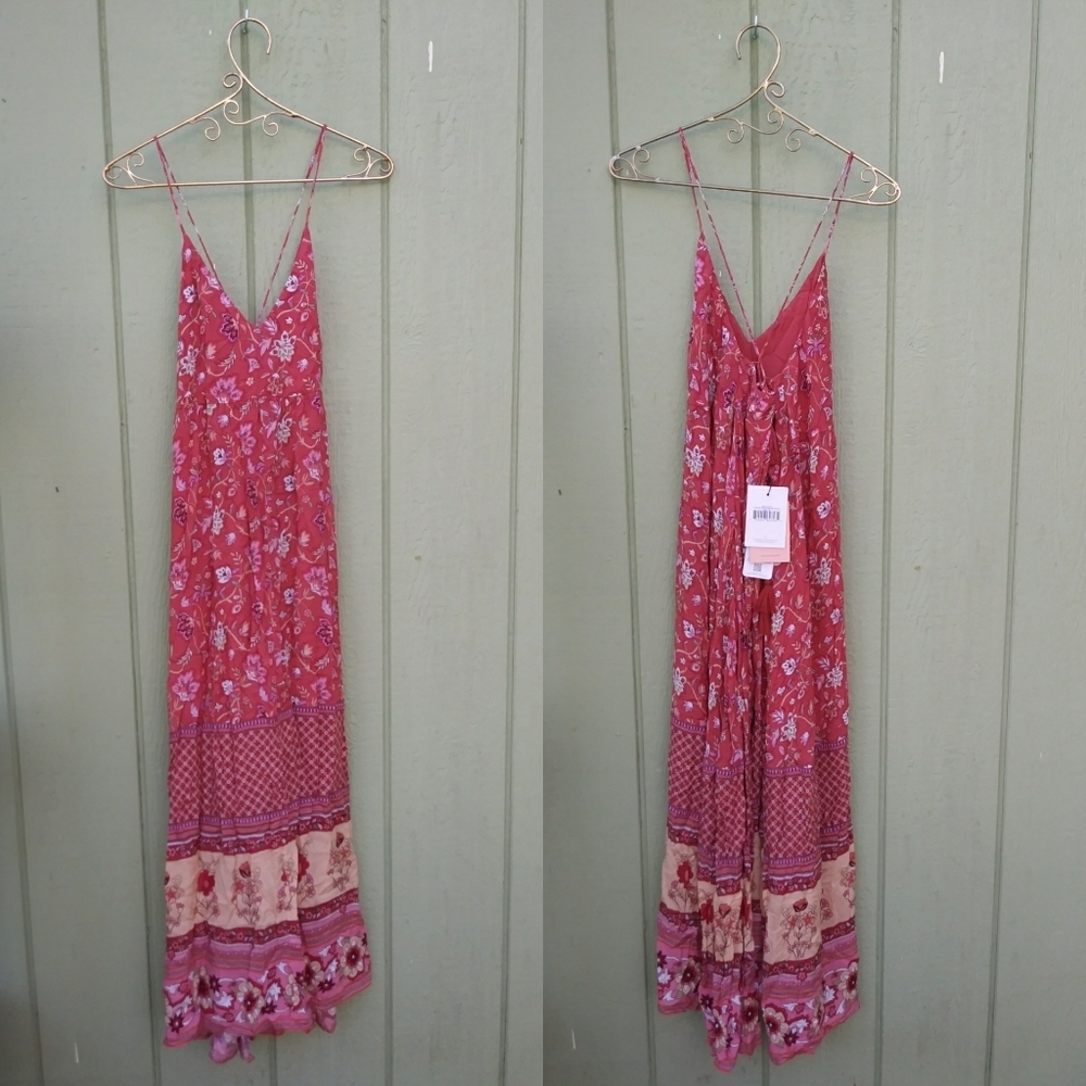 Spell Portobello road strappy dress wine XL - Picture 13 of 16
